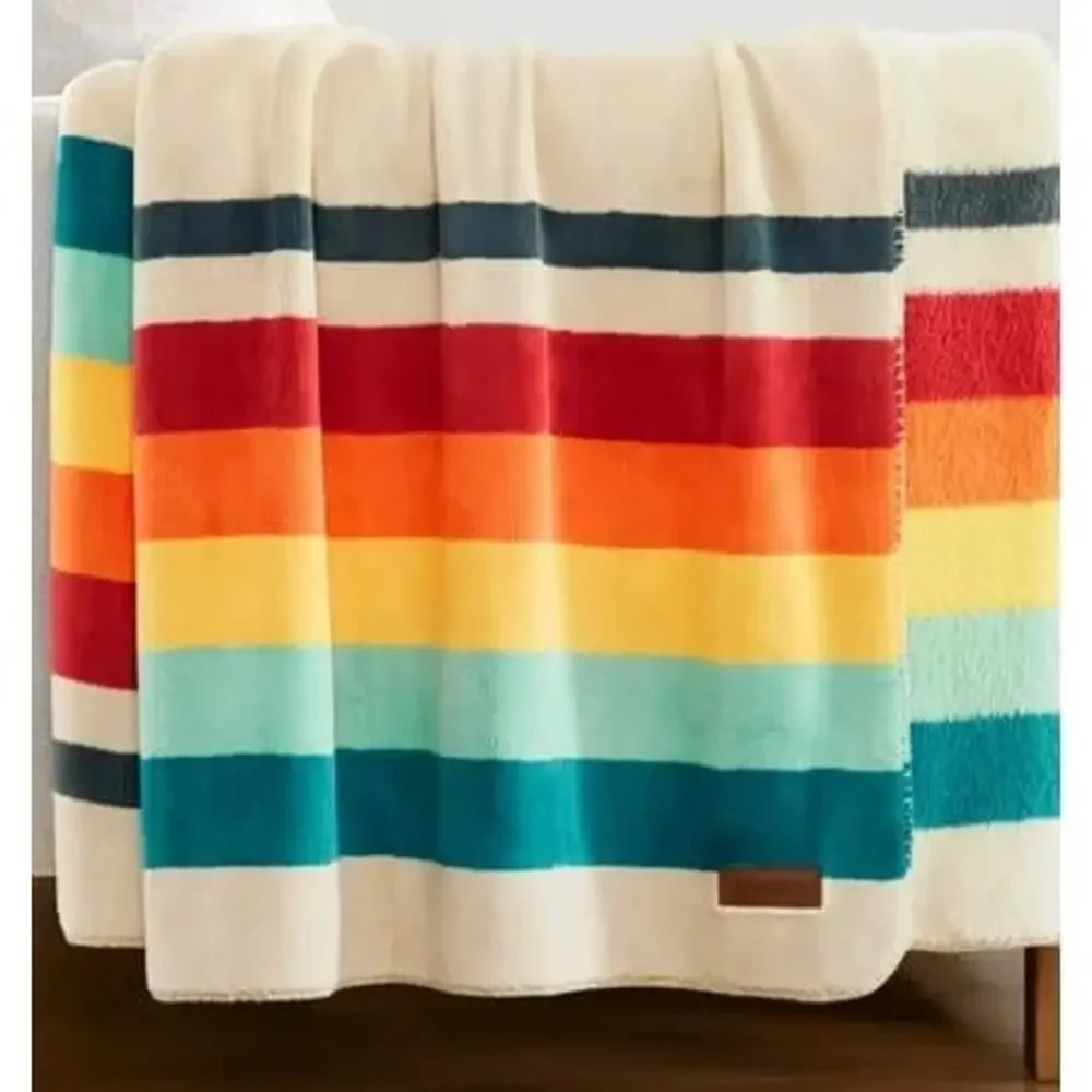 Pendleton Ultra-Soft Plush Throw Blanket — Mount Foraker (50″ × 70″) Brand New - Picture 1 of 8